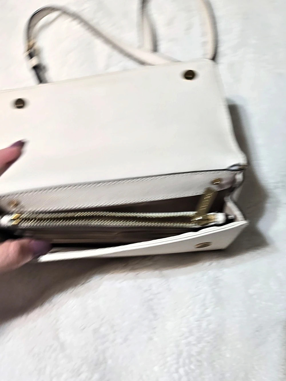 Michael Kors Greenwich Small Saffiano Leather Convertible Crossbody Bag - Picture 7 of 12